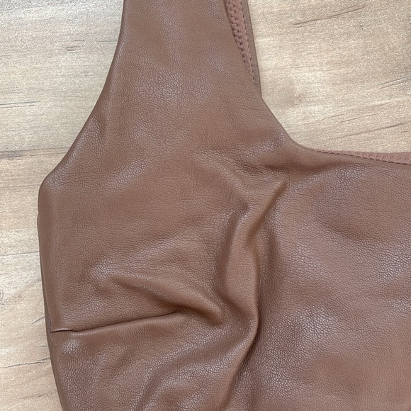 Skims Faux Leather Bodysuit - Picture 3 of 5